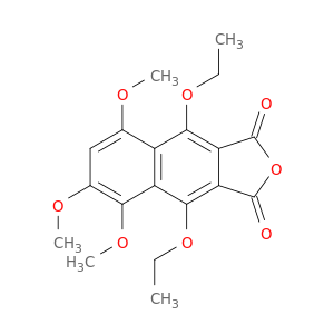 Naphtho[2,3-c]furan-1,3-dione, 4,9-diethoxy-5,6,8-trimethoxy-