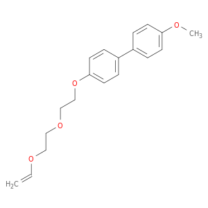 1,1'-Biphenyl, 4-[2-[2-(ethenyloxy)ethoxy]ethoxy]-4'-methoxy-