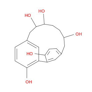 Tricyclo[12.3.1.12,6]nonadeca-1(18),2,4,6(19),14,16-hexaene-3,8,9,12,17-pentol(8CI,9CI)