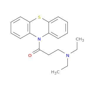 10-(BETA-DIETHYLAMINOPROPIONYL)PHENOTHIAZINE