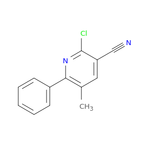 3-Pyridinecarbonitrile, 2-chloro-5-methyl-6-phenyl-