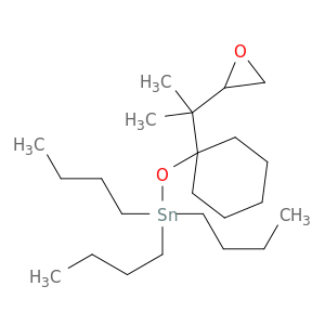 Stannane, tributyl[[1-(1-methyl-1-oxiranylethyl)cyclohexyl]oxy]-