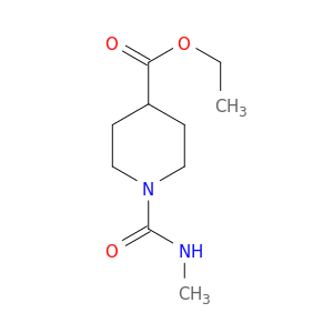 4-Piperidinecarboxylic acid, 1-[(methylamino)carbonyl]-, ethyl ester