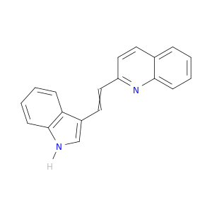 Quinoline,2-[2-(1H-indol-3-yl)ethenyl]-