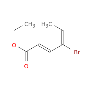 2,4-Hexadienoic acid, 4-bromo-, ethyl ester, (Z,E)-