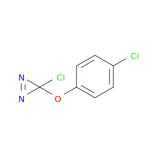 3H-Diazirine, 3-chloro-3-(4-chlorophenoxy)-