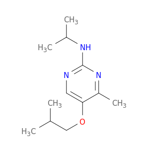 2-Pyrimidinamine, 4-methyl-N-(1-methylethyl)-5-(2-methylpropoxy)-