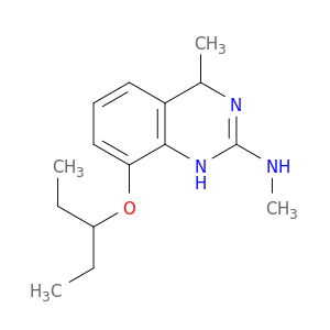 2-Quinazolinamine, 8-(1-ethylpropoxy)-1,4-dihydro-N,4-dimethyl-