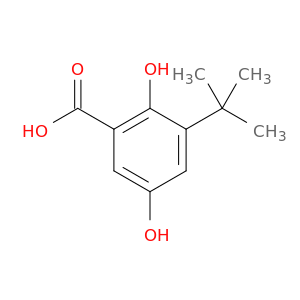 Benzoicacid, 3-(1,1-dimethylethyl)-2,5-dihydroxy-