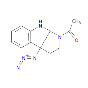 Pyrrolo[2,3-b]indole, 1-acetyl-3a-azido-1,2,3,3a,8,8a-hexahydro-