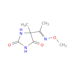 2,4-Imidazolidinedione, 5-[1-(methoxyimino)ethyl]-5-methyl-