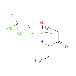 Sulfamic acid, N-(1-ethyl-2-oxobutyl)-, 2,2,2-trichloroethyl ester