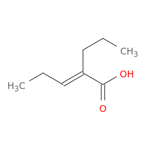 (2E)-2-丙基-2-戊烯酸