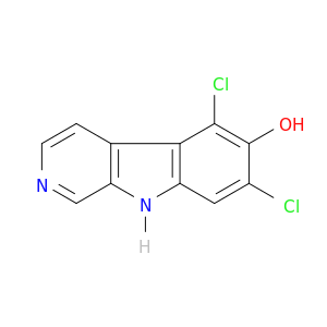 9H-Pyrido[3,4-b]indol-6-ol, 5,7-dichloro-