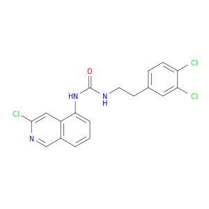 Urea, N-(3-chloro-5-isoquinolinyl)-N'-[2-(3,4-dichlorophenyl)ethyl]-