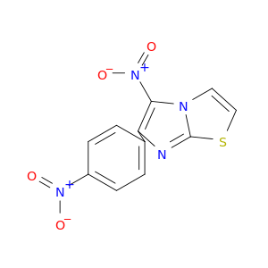 Imidazo[2,1-b]thiazole,2,3-dihydro-5-nitro-6-(4-nitrophenyl)-