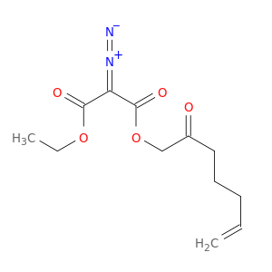 Propanedioic acid, diazo-, ethyl 2-oxo-6-heptenyl ester