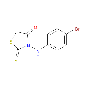 3-[(4-bromophenyl)amino]-2-thioxo-1,3-thiazolidin-4-one