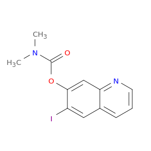 Carbamic acid, dimethyl-, 6-iodo-7-quinolinyl ester