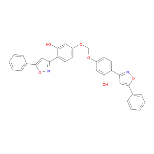 Phenol, 3,3'-[methylenebis(oxy)]bis[6-(5-phenyl-3-isoxazolyl)-