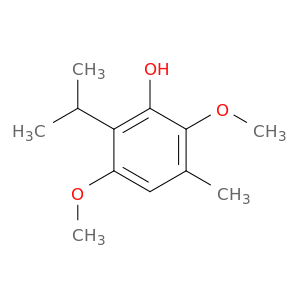 Phenol, 2,5-dimethoxy-3-methyl-6-(1-methylethyl)-