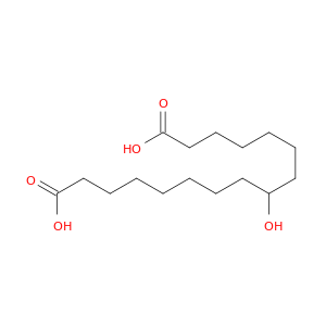 Hexadecanedioic acid, 8-hydroxy-