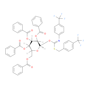 -<SMALL>D</SMALL>-吡喃葡萄糖基-对三氟甲基苄硫代-<I>N</I>-(对三氟甲基苯基)甲酰亚胺盐