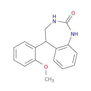 2H-1,3-Benzodiazepin-2-one, 1,3,4,5-tetrahydro-5-(2-methoxyphenyl)-