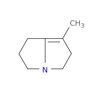 1H-Pyrrolizine, 2,3,5,6-tetrahydro-7-methyl-