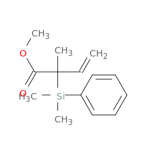 3-Butenoic acid, 2-(dimethylphenylsilyl)-2-methyl-, methyl ester