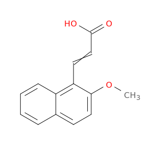 2-Propenoic acid, 3-(2-methoxy-1-naphthalenyl)-