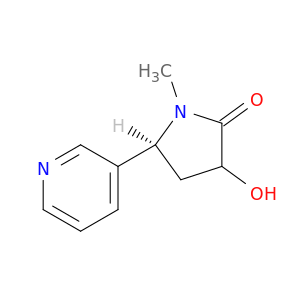 2-Pyrrolidinone, 3-hydroxy-1-methyl-5-(3-pyridinyl)-, (5S)-