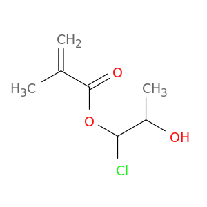 2-Propenoic acid, 2-methyl-, 1-chloro-2-hydroxypropyl ester