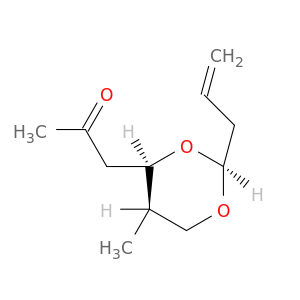 2-Propanone, 1-[(2S,4R,5R)-5-methyl-2-(2-propenyl)-1,3-dioxan-4-yl]-