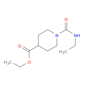 4-Piperidinecarboxylic acid, 1-[(ethylamino)carbonyl]-, ethyl ester