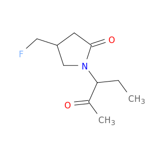 2-Pyrrolidinone, 1-(1-ethyl-2-oxopropyl)-4-(fluoromethyl)-