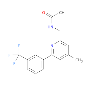 Acetamide, N-[[4-methyl-6-[3-(trifluoromethyl)phenyl]-2-pyridinyl]methyl]-