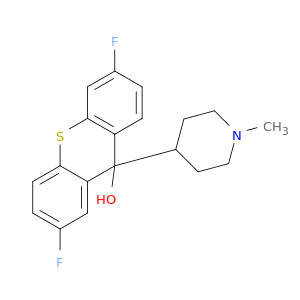 9H-Thioxanthen-9-ol, 2,6-difluoro-9-(1-methyl-4-piperidinyl)-
