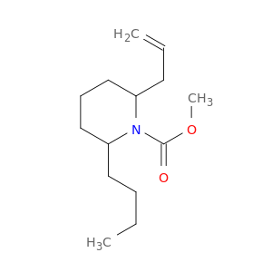 1-Piperidinecarboxylic acid, 2-butyl-6-(2-propen-1-yl)-, methyl ester