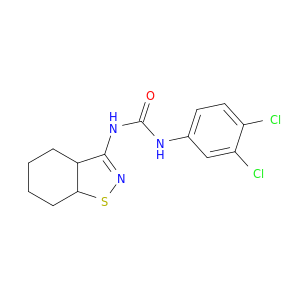 Urea,N-(3,4-dichlorophenyl)-N'-(3a,4,5,6,7,7a-hexahydro-1,2-benzisothiazol-3-yl)-