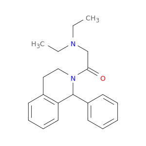 Isoquinoline, 2-[(diethylamino)acetyl]-1,2,3,4-tetrahydro-1-phenyl-