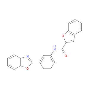 N-(3-BENZO[D]OXAZOL-2-YLPHENYL)BENZOFURAN-2-CARBOXAMIDE