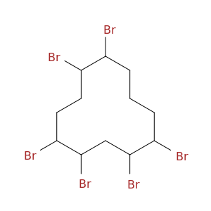 Cyclododecane, 1,2,4,5,8,9-hexabromo-