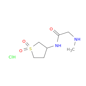 N-(1,1-二氧亚基-1Λ6-噻戊环-3-基)-2-(甲基氨基)醋胺石盐酸