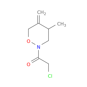 Ethanone,2-chloro-1-(tetrahydro-4-methyl-5-methylene-2H-1,2-oxazin-2-yl)-
