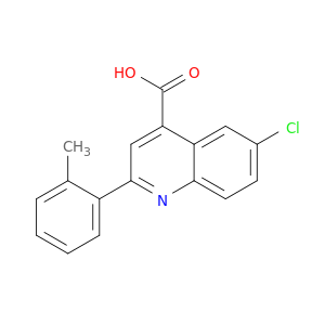 6-氯-2-(2-甲基苯基)喹啉-4-羧酸