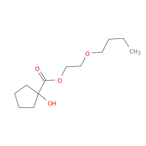 2-butoxyethyl 1-hydroxycyclopentanecarboxylate