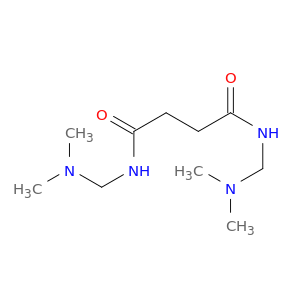 Butanediamide, N,N'-bis[(dimethylamino)methyl]-