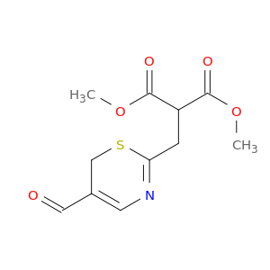 Propanedioic acid, (5-formyl-6H-1,3-thiazin-2-yl)methyl-, dimethyl ester