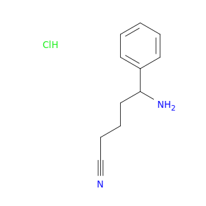5-amino-5-phenylpentanenitrile hydrochloride